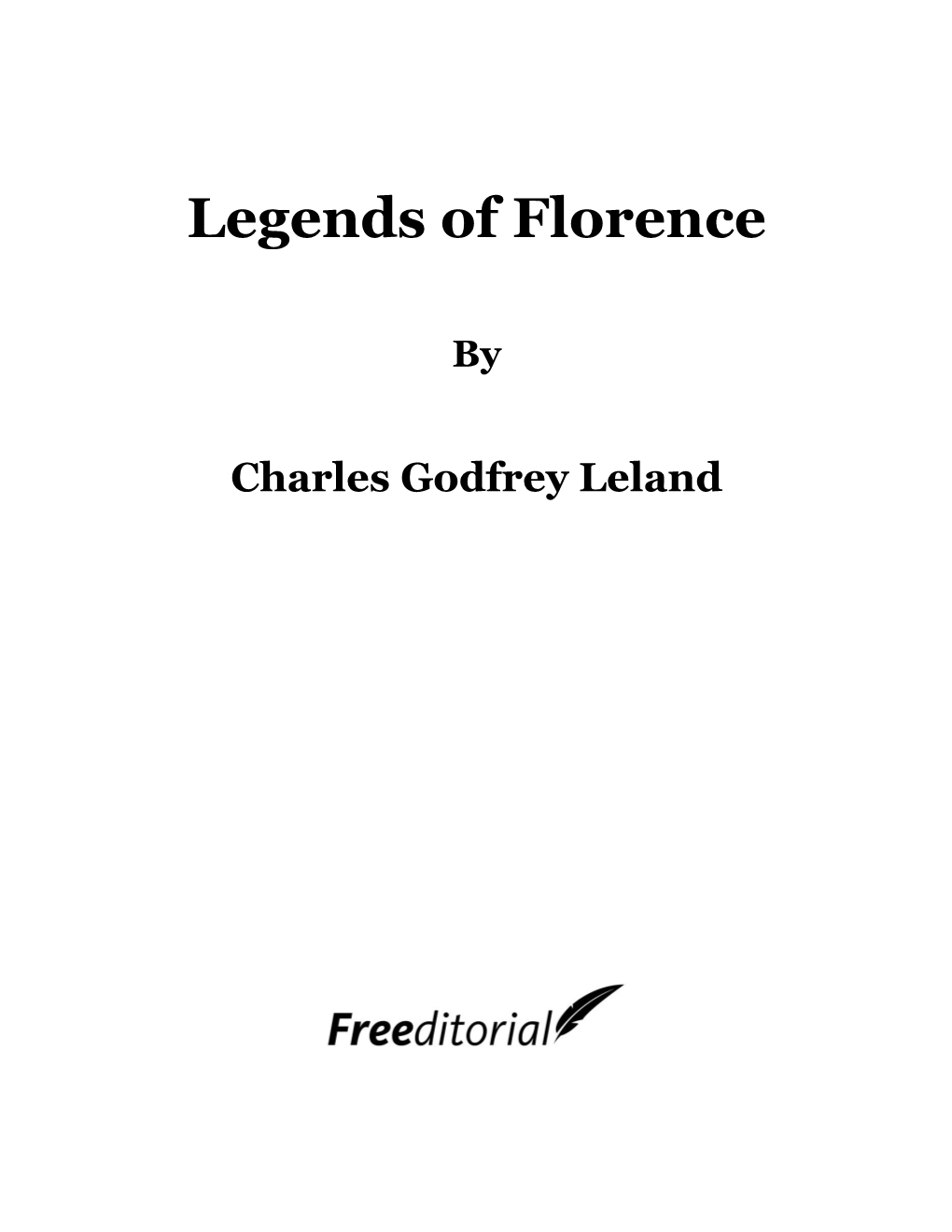 Legends of Florence