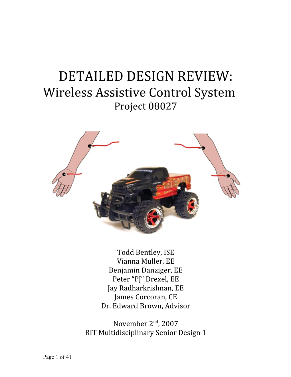 Detailed Design Review