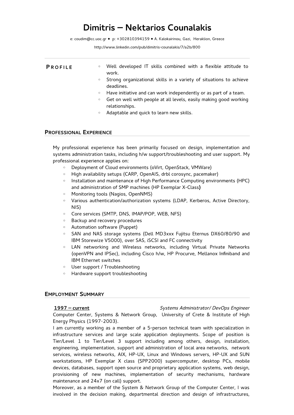 Short CV [PDF]