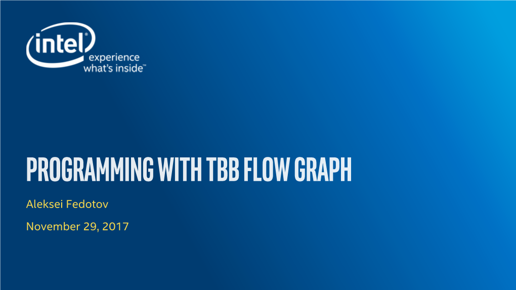 Programming with TBB Flow Graph.Pdf