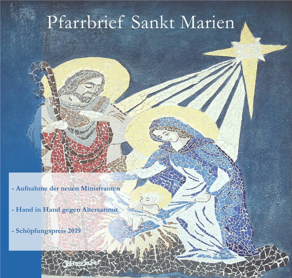 Pfarrbrief Sankt Marien