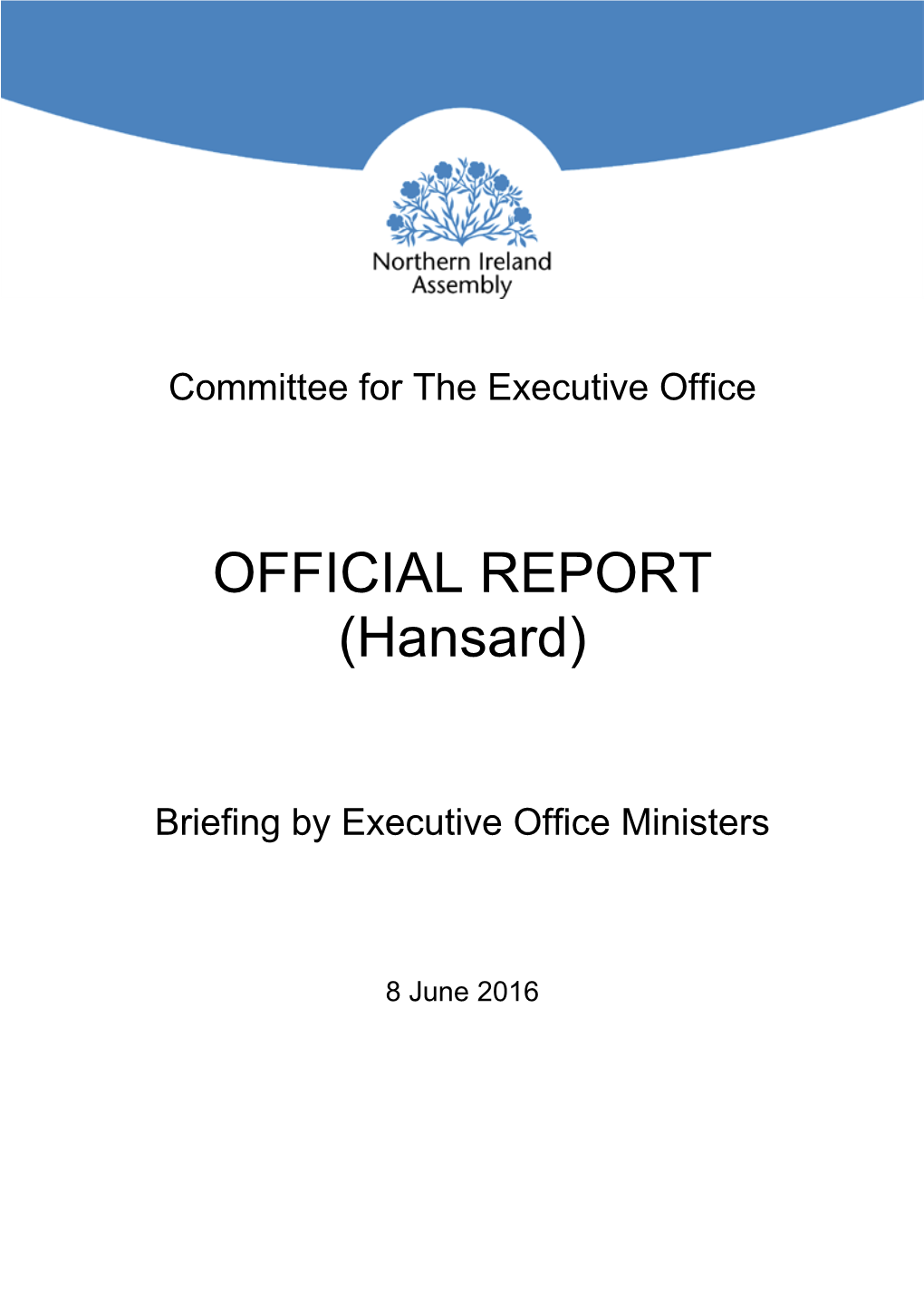 OFFICIAL REPORT (Hansard)