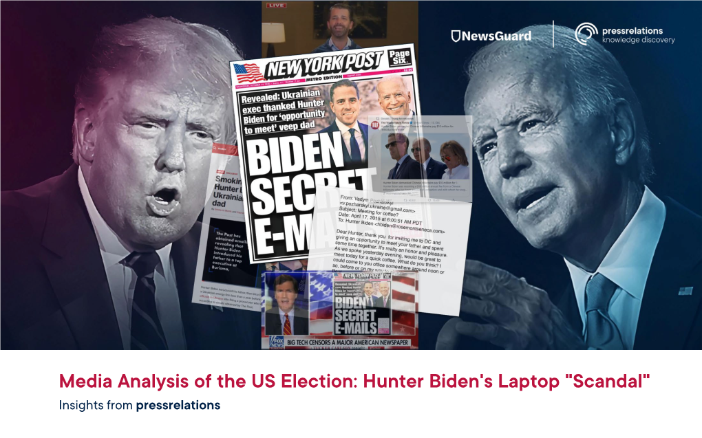 Hunter Biden's Laptop "Scandal" Insights from Pressrelations 2020 Introduction