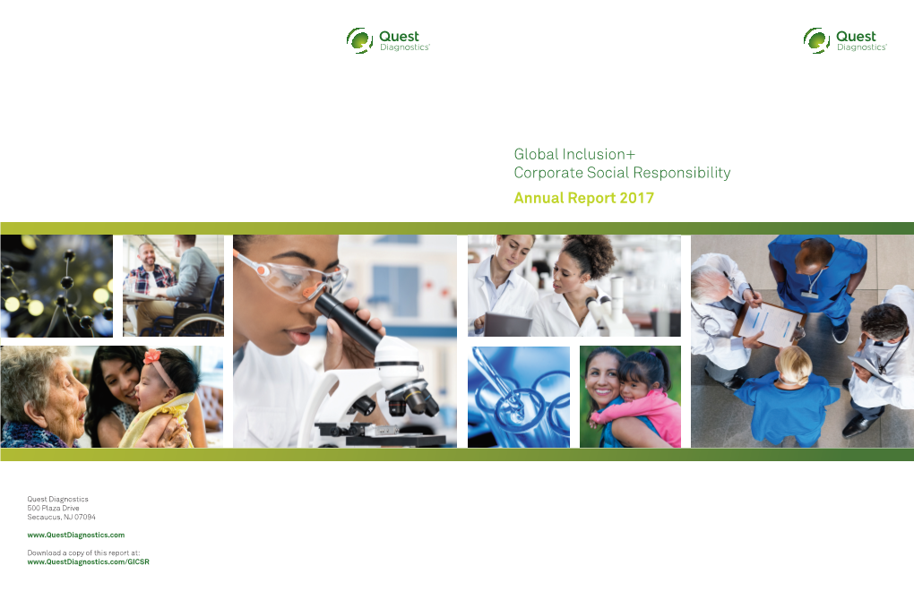 Global Inclusion+ Corporate Social Responsibility Annual Report 2017