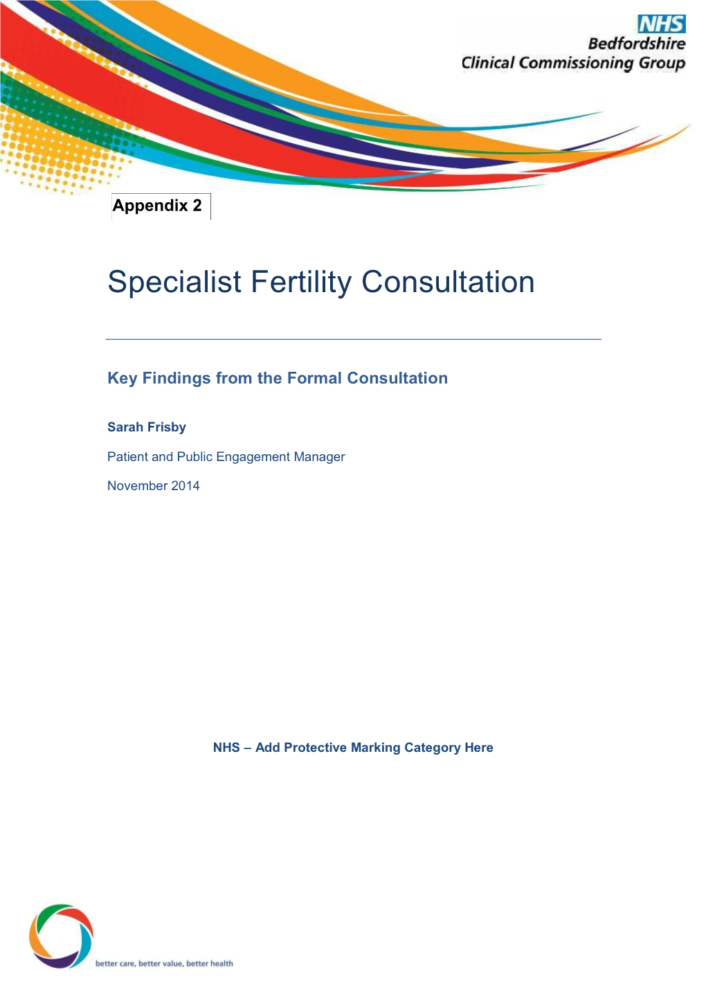 Specialist Fertility Consultation