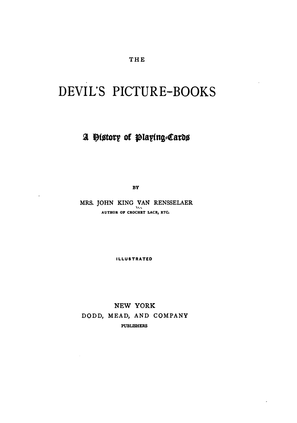 The Devil's Picture-Books