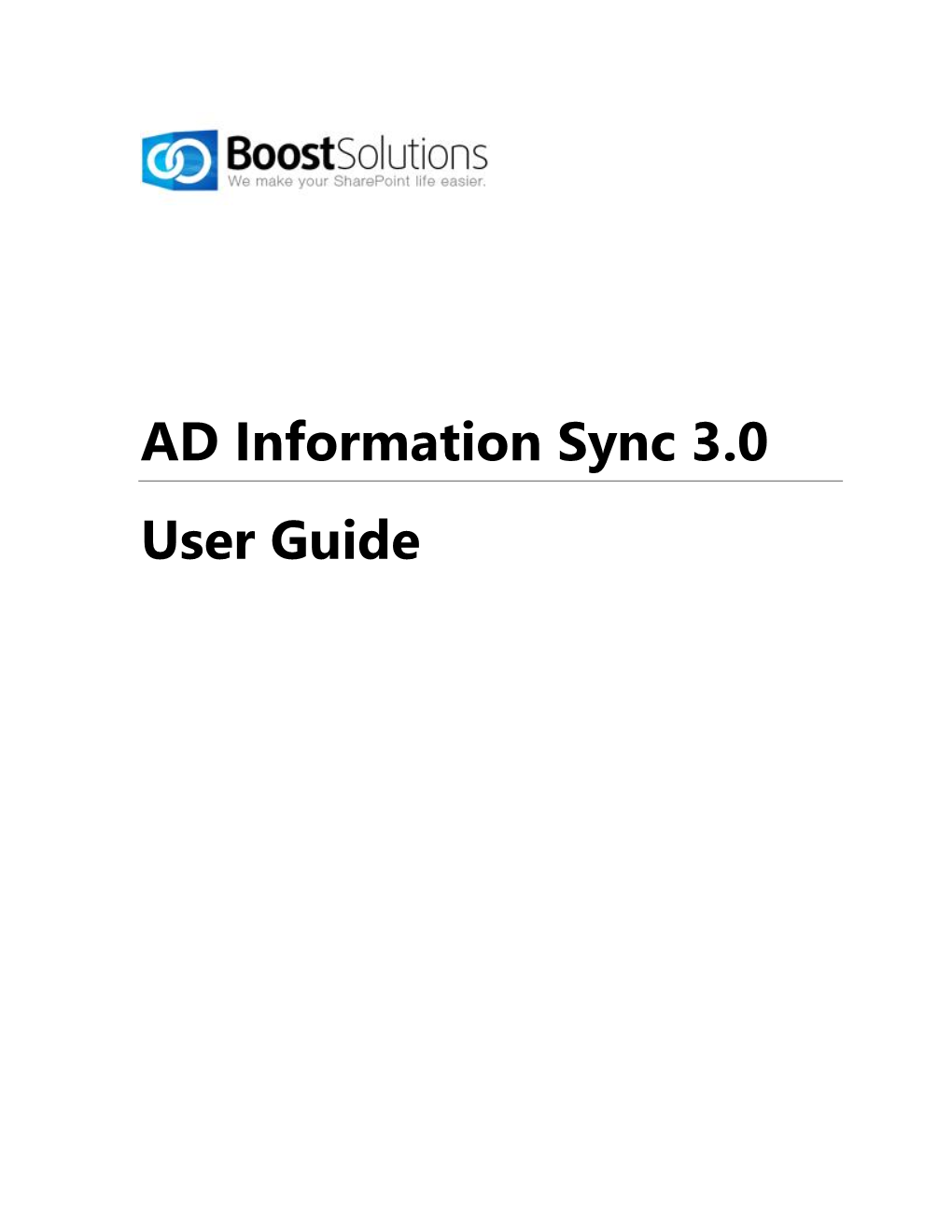 AD Information Sync 3.0 User Guide