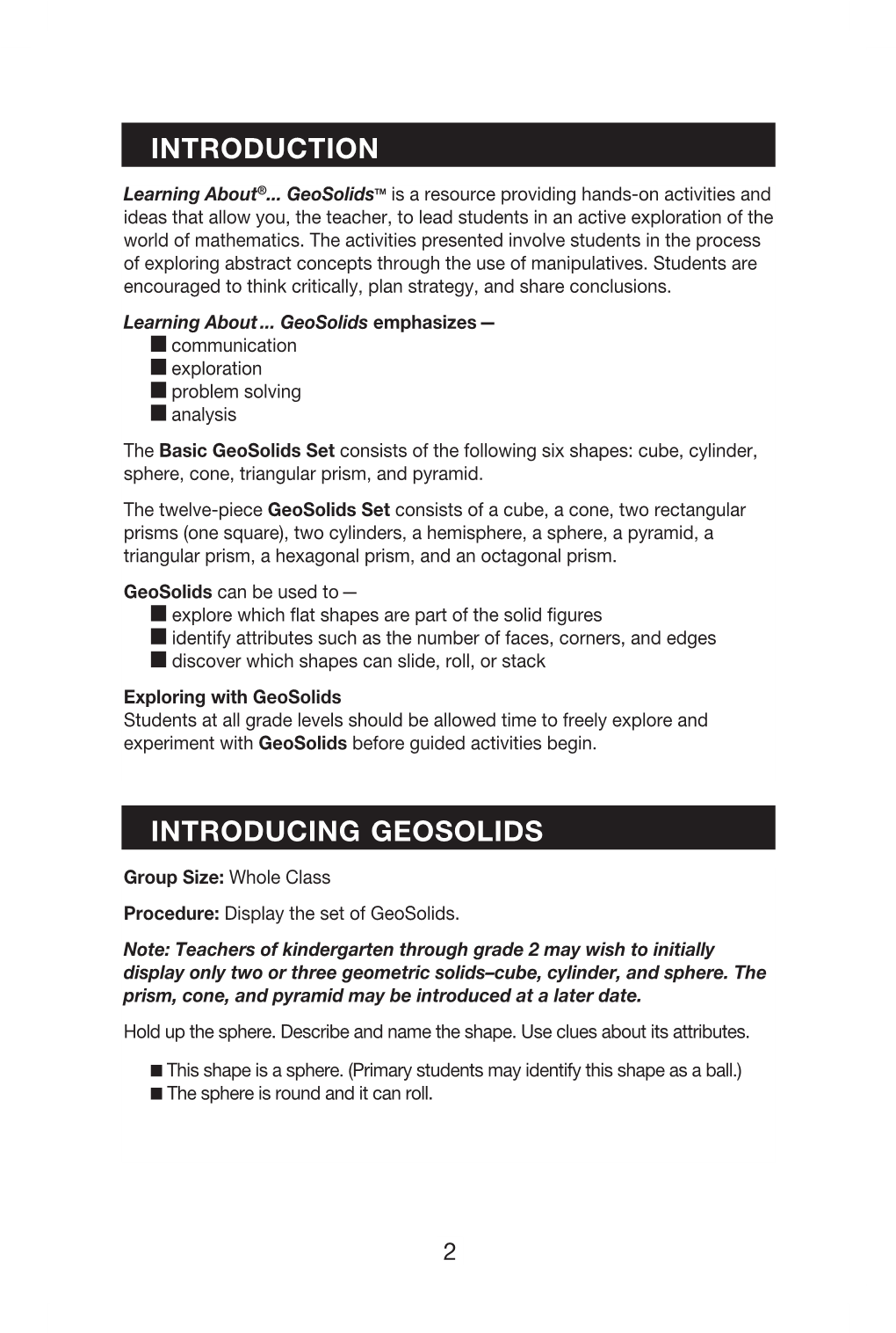 Introduction Introducing Geosolids