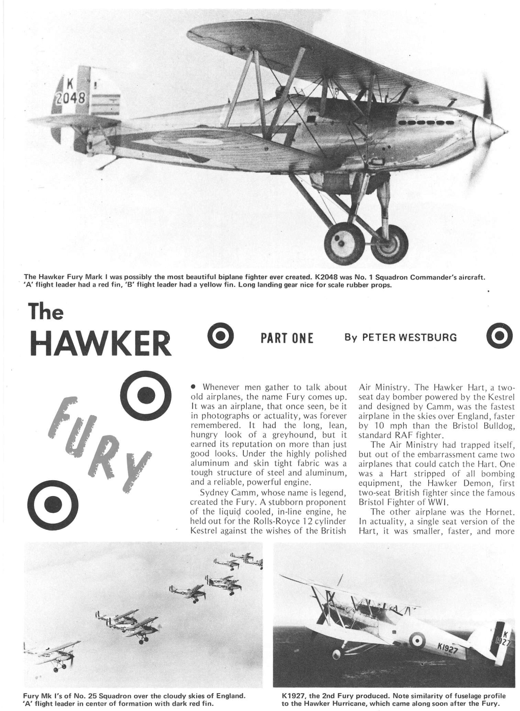 Hawker Fury Mark I Was Possibly the Most Beautiful Biplane Fighter Ever Created