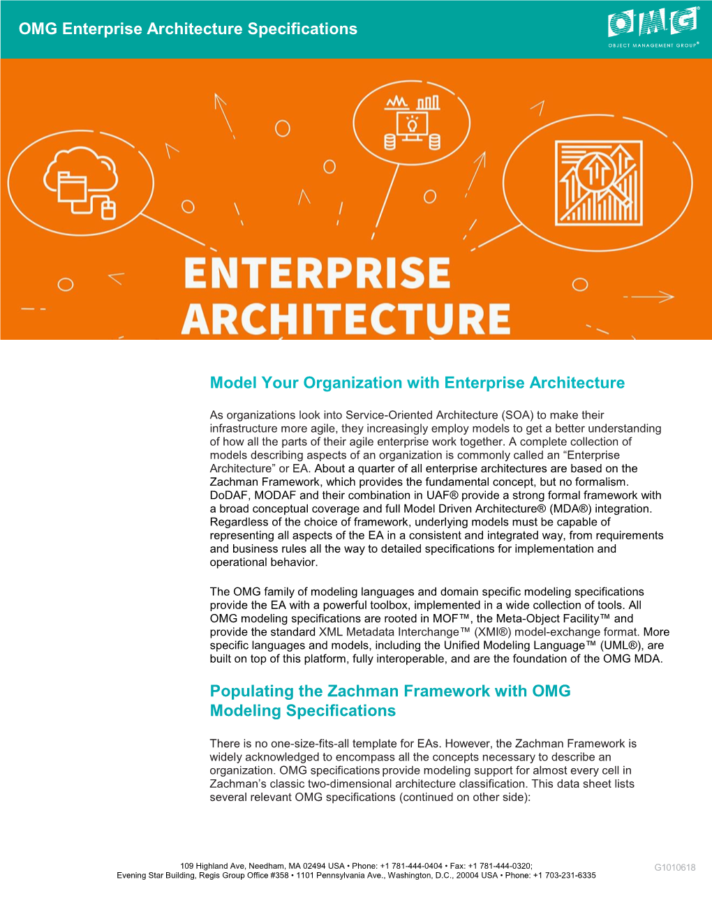 Enterprise Architecture Specifications