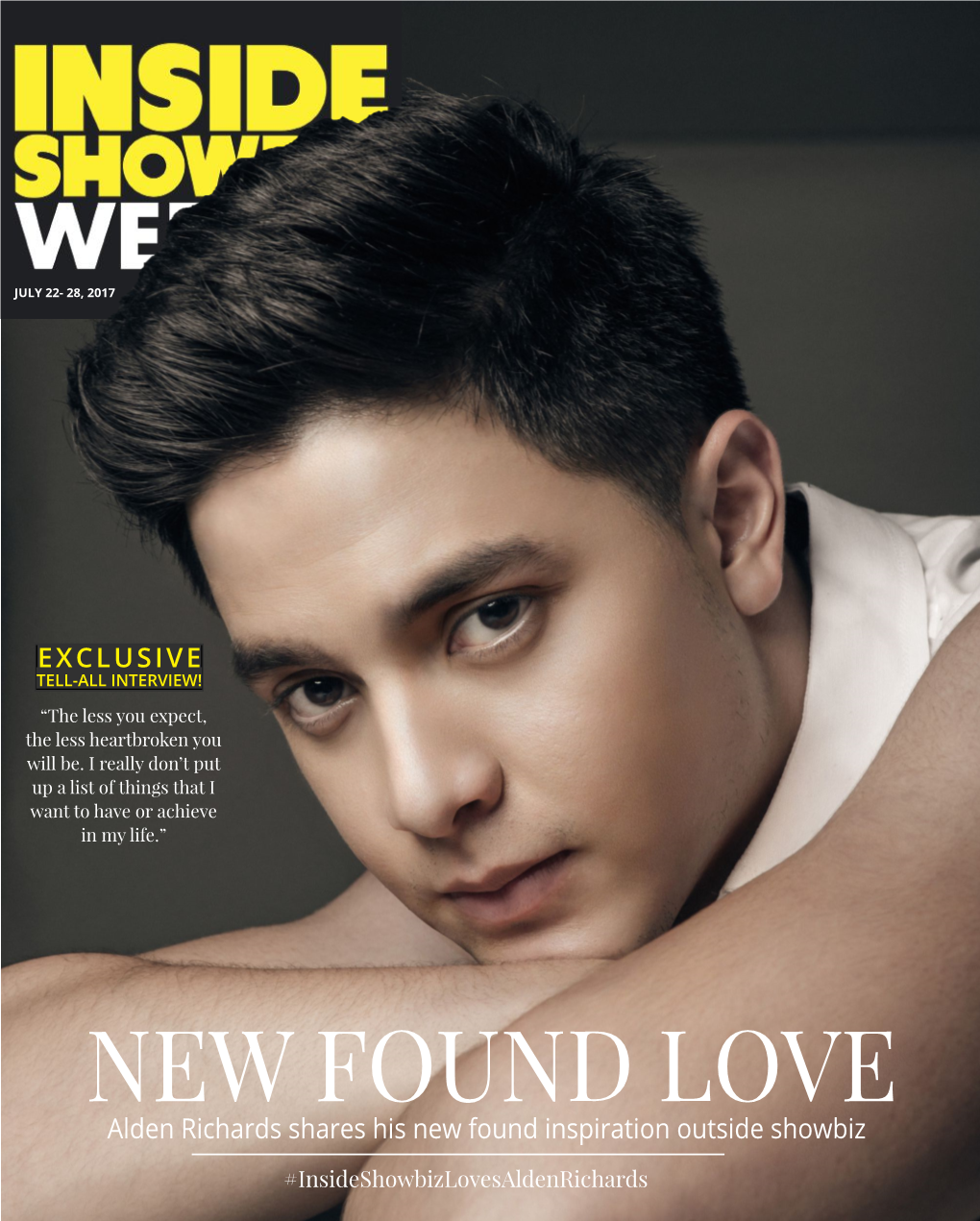 INSIDE SHOWBIZ WEEKLY JULY 2017 Everybody Knows His Story