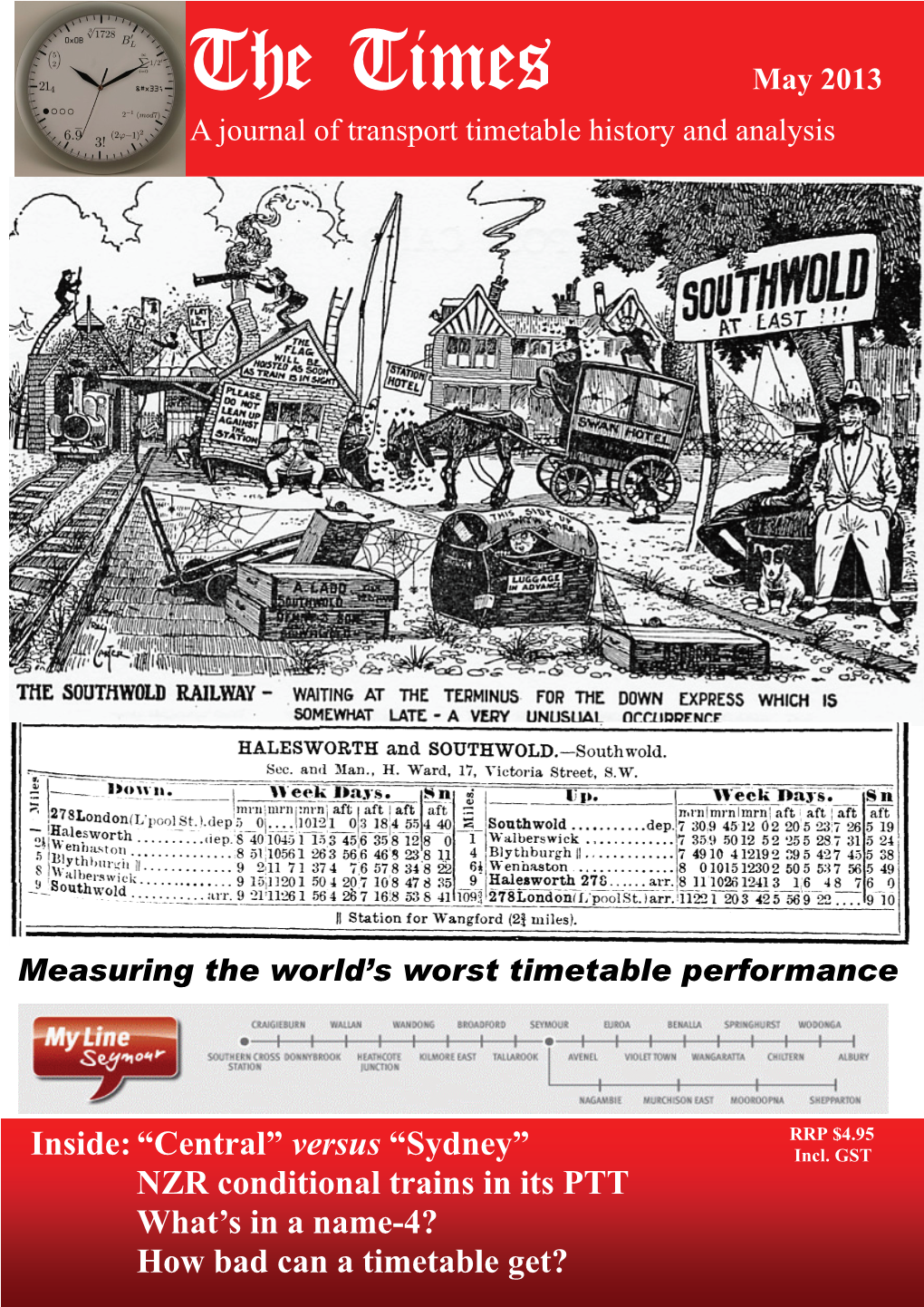 The Times May 2013 a Journal of Transport Timetable History and Analysis