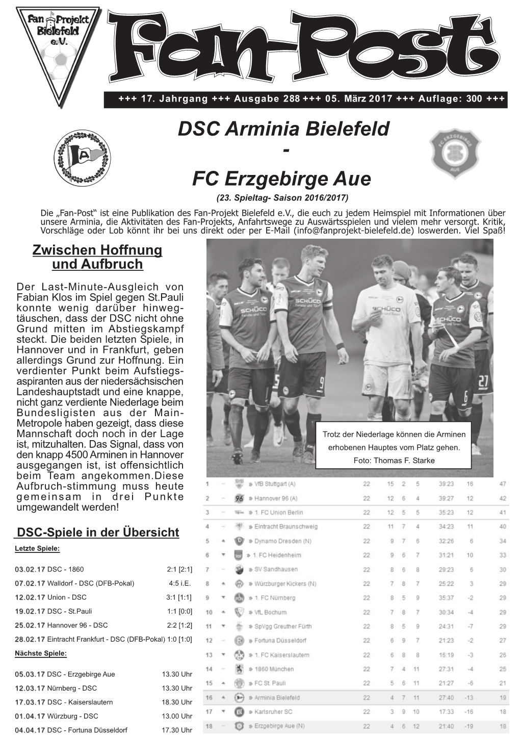 DSC Arminia Bielefeld - FC Erzgebirge Aue (23