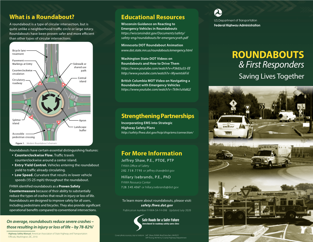 ROUNDABOUTS and First Responders