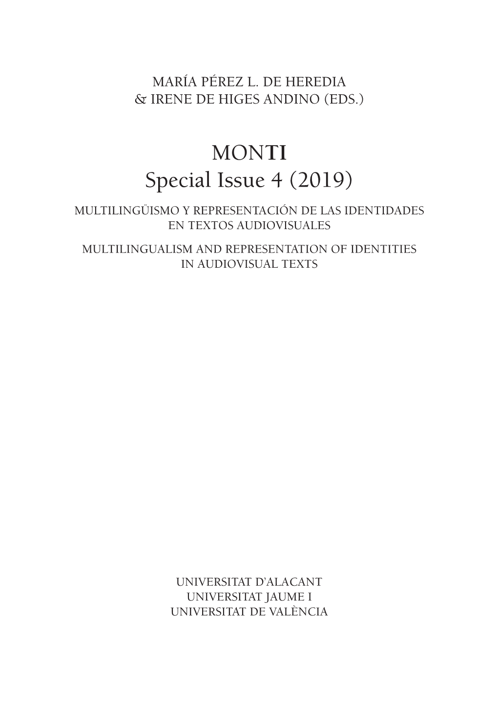 Monti Special Issue 4