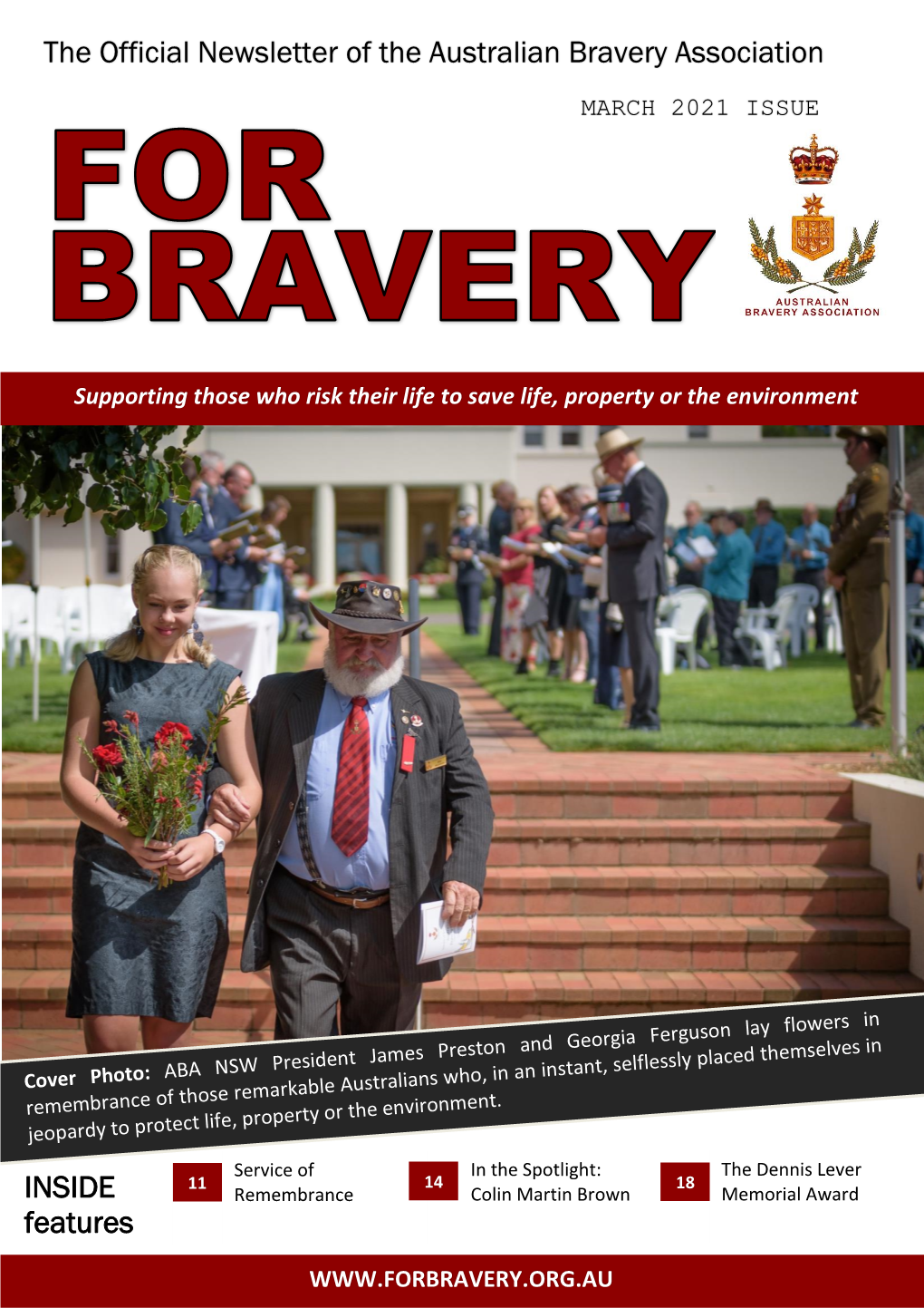 The Official Newsletter of the Australian Bravery Association