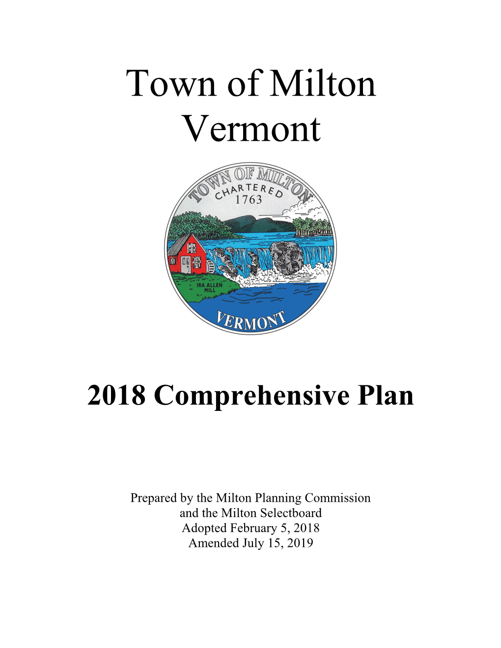 2018 Comprehensive Plan