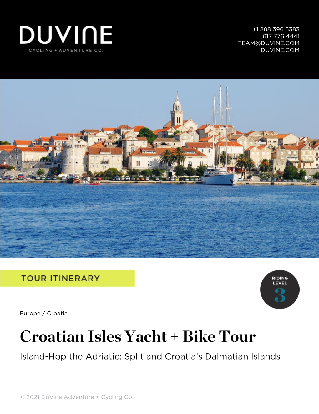 Croatian Isles Yacht + Bike Tour Island-Hop the Adriatic: Split and Croatia’S Dalmatian Islands