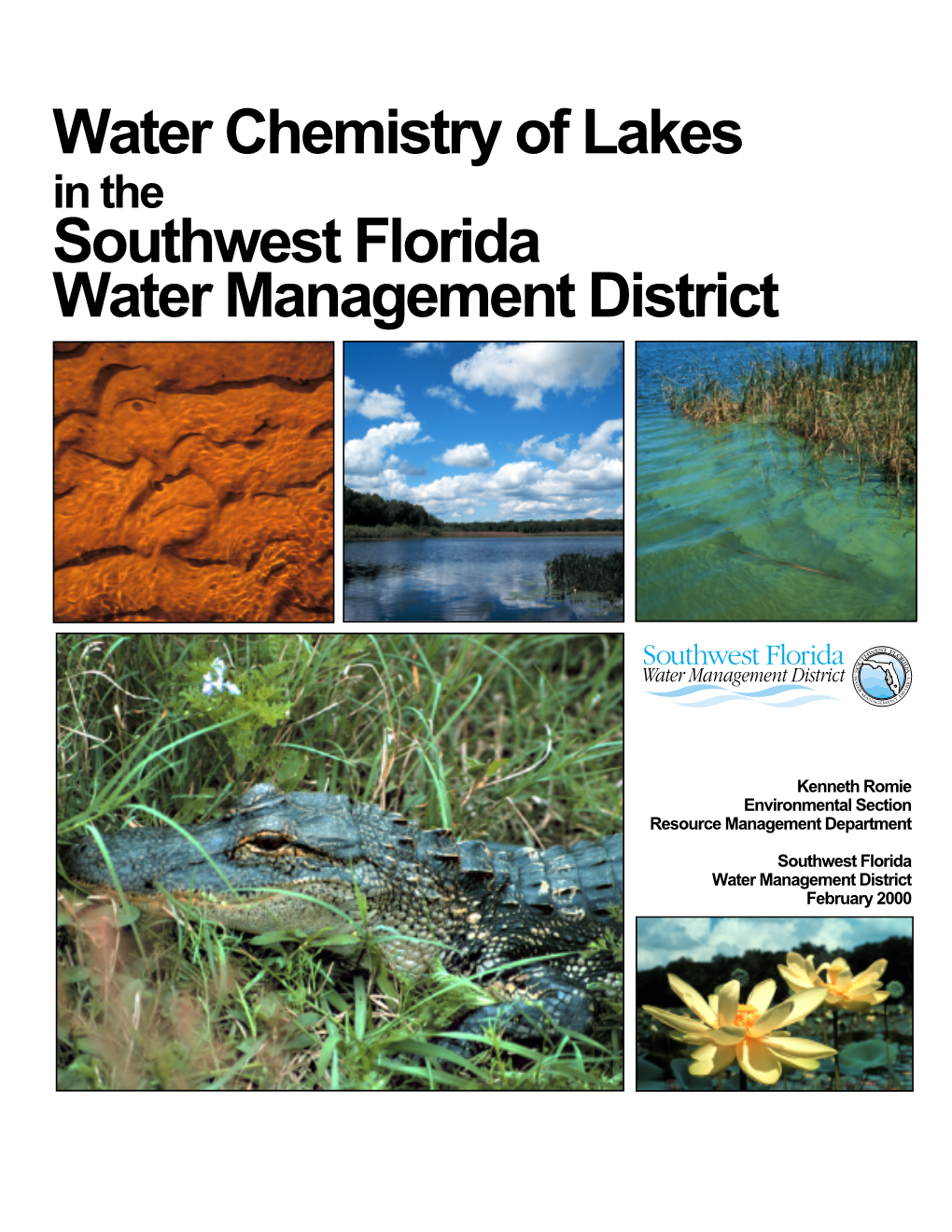Water Chemistry of Lakes Southwest Florida Water Management District