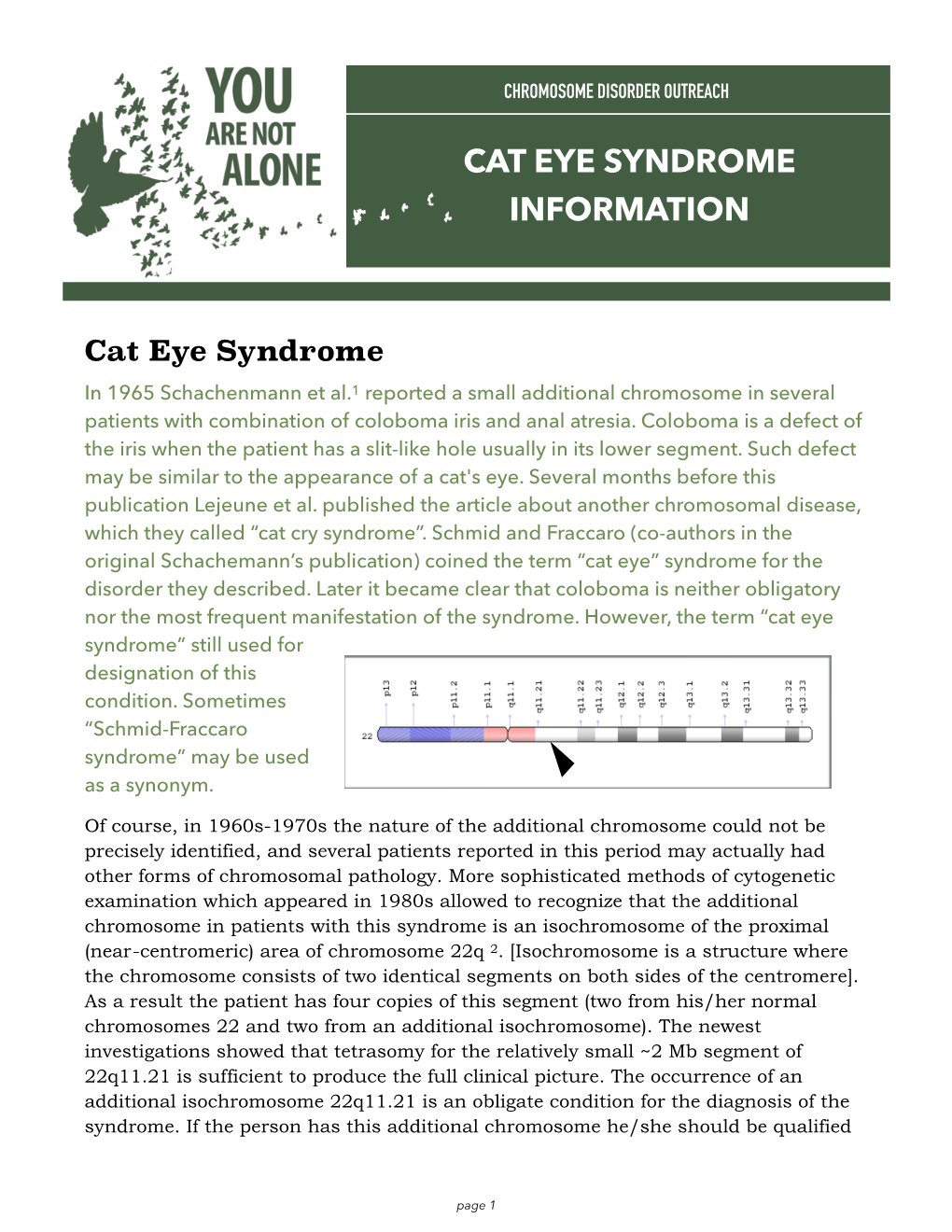Cat Eye Syndrome Information