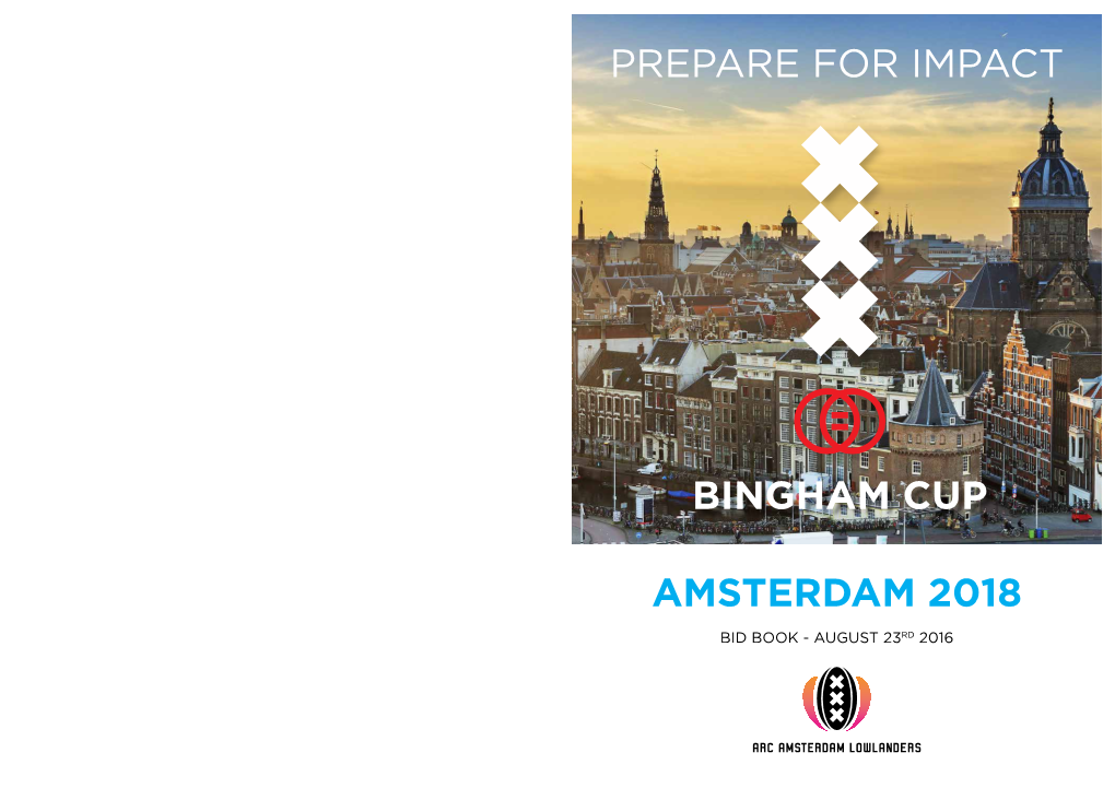 Bingham Cup Prepare for Impact Amsterdam 2018