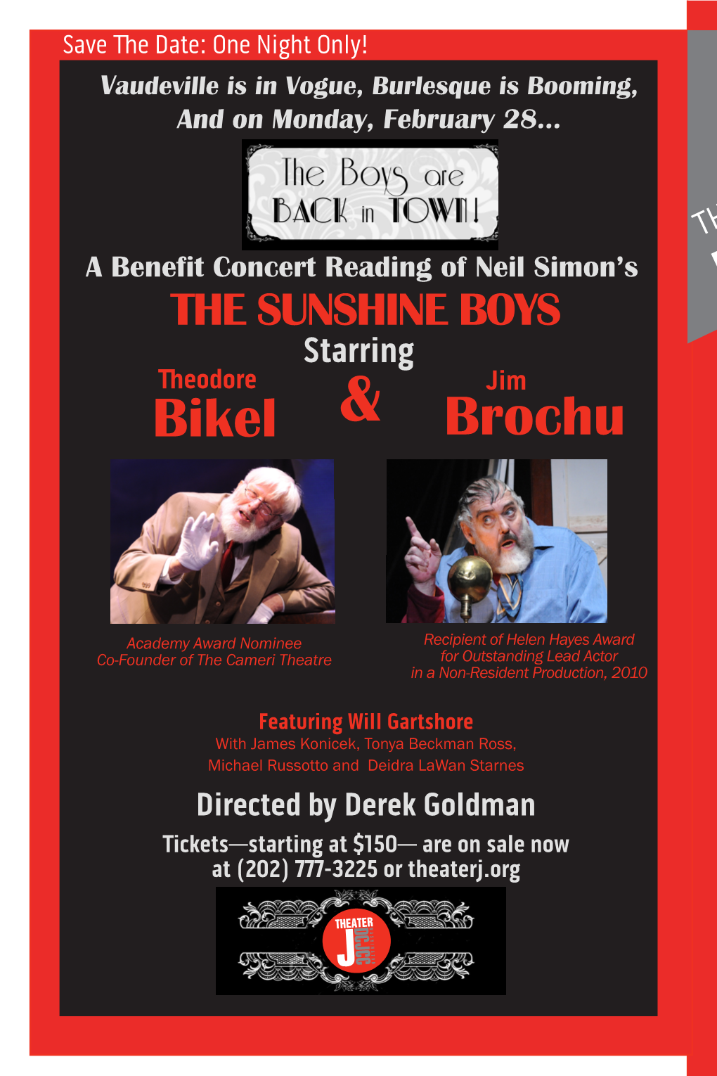 HAIFA the SUNSHINE BOYS Starring Theodore Jim & Bikel Brochu