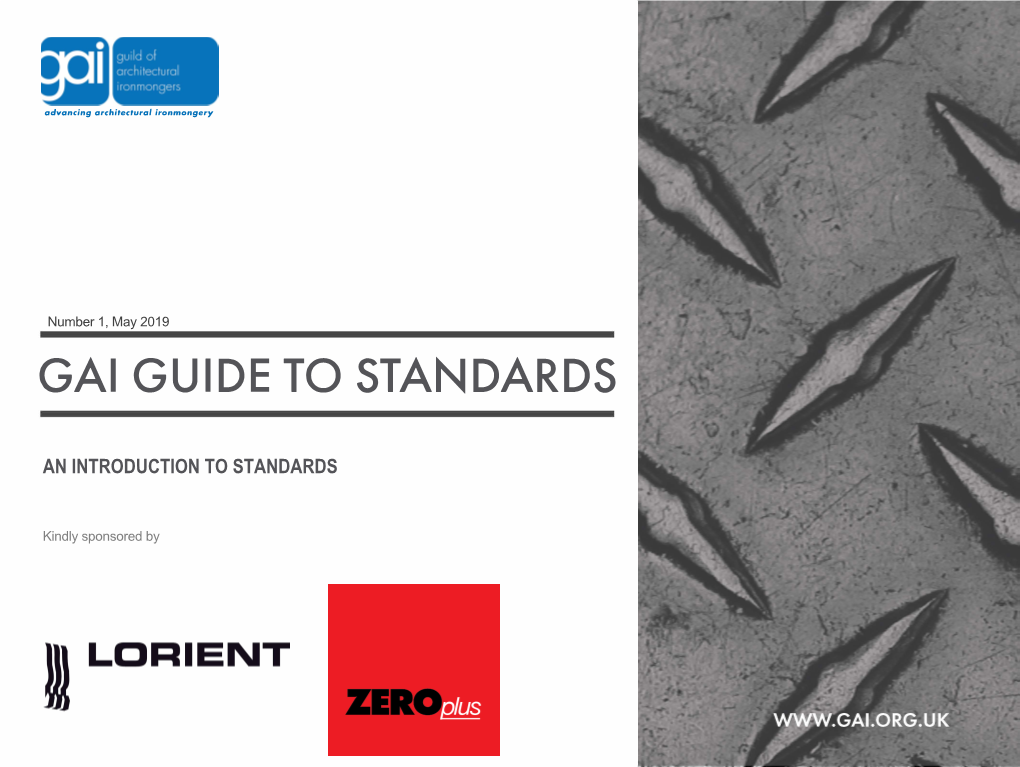 Gai GUIDE to STANDARDS