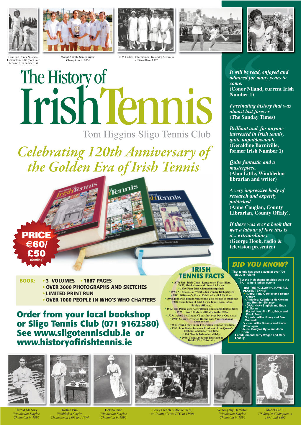Irish Tennis Facts