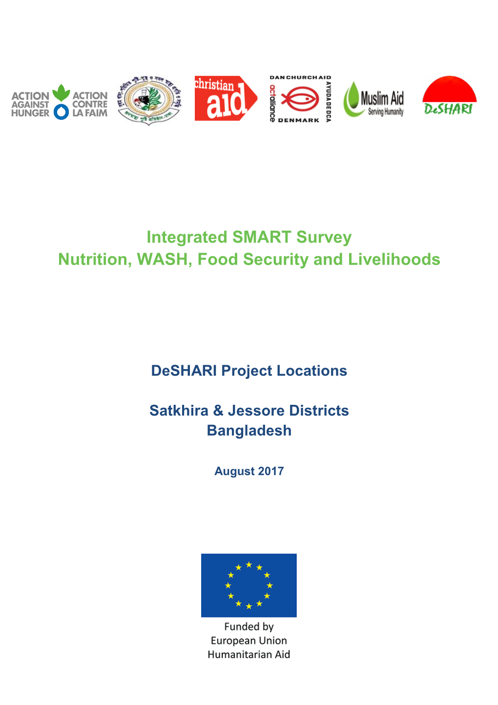 Integrated SMART Survey Nutrition, WASH, Food Security and Livelihoods