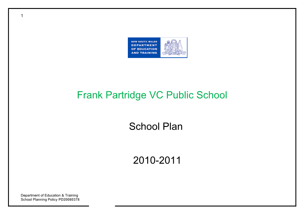 Frank Partridge VC Public School