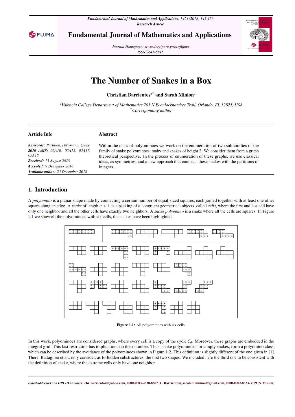 The Number of Snakes in a Box