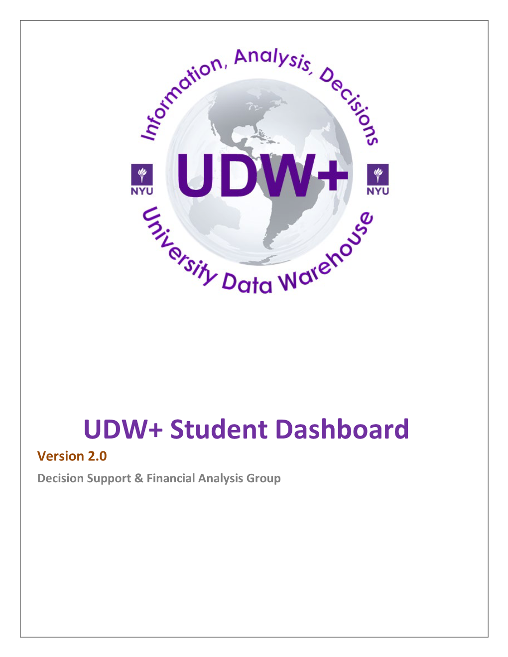 UDW+ Student Academic Management Dashboard