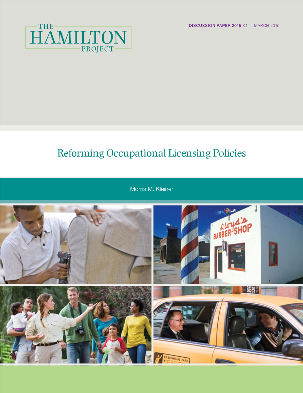 Reforming Occupational Licensing Policies