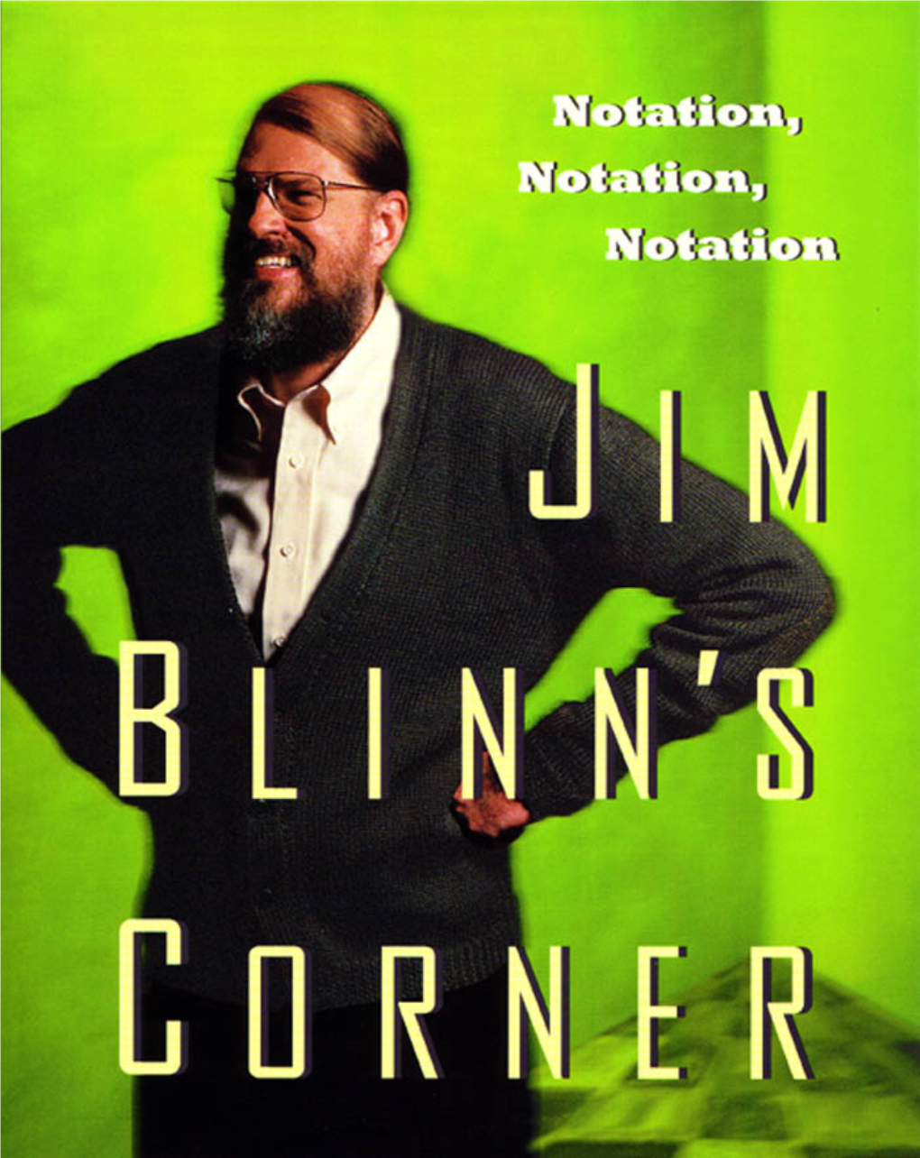 Jim Blinn's Corner