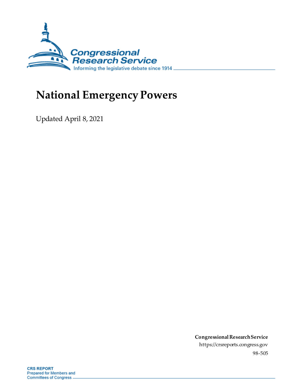 National Emergency Powers