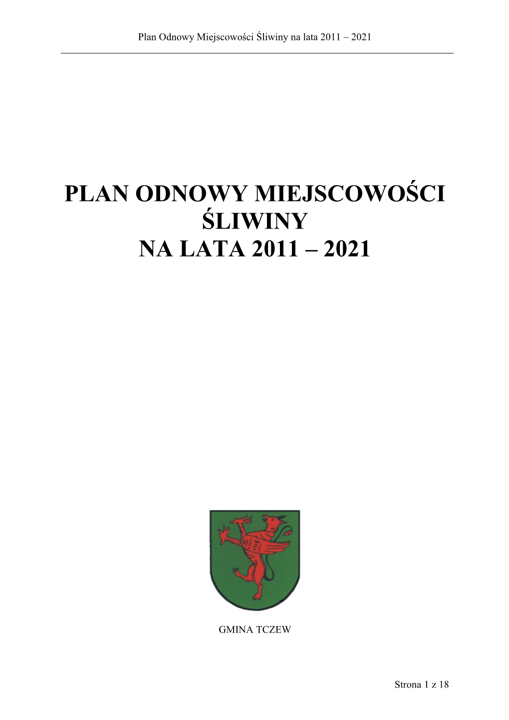 Plan Odnowy Miejscowości Rukosin