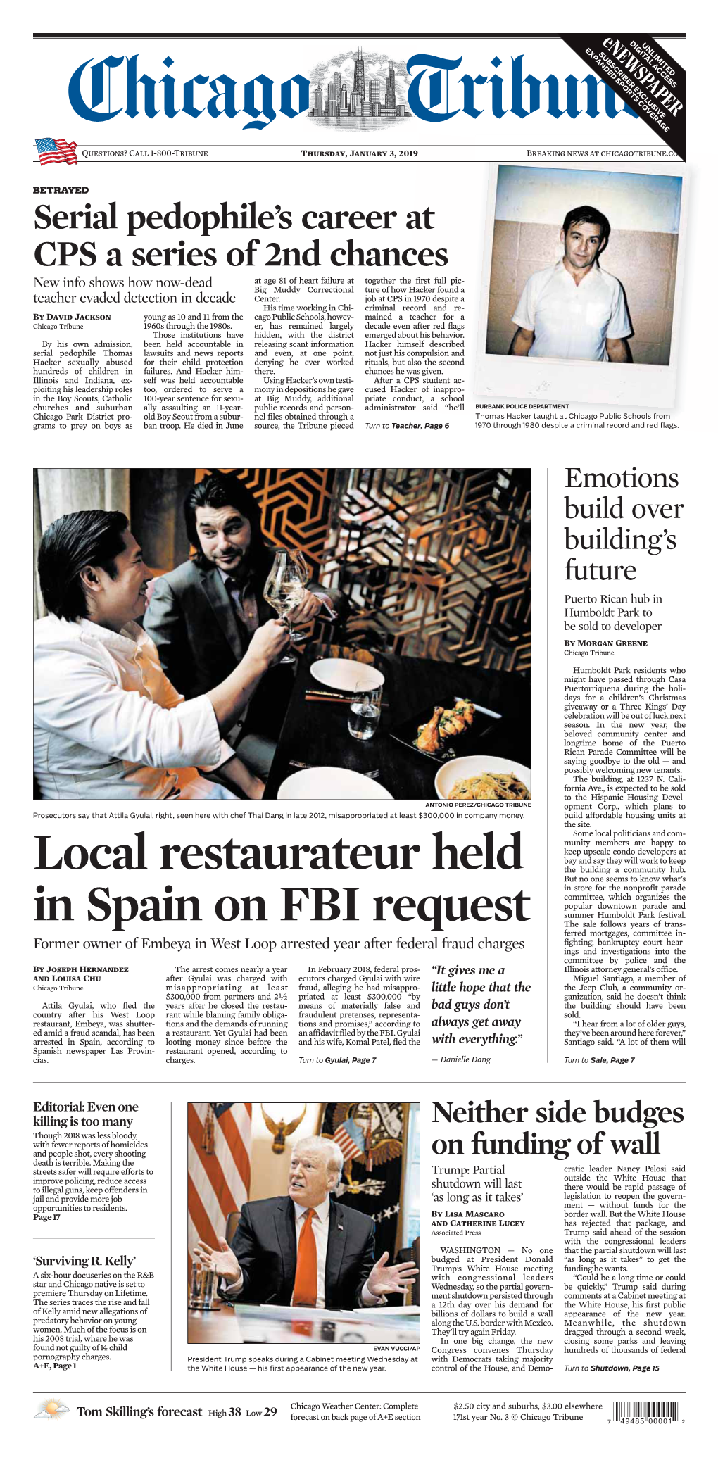 Local Restaurateur Held in Spain on FBI Request