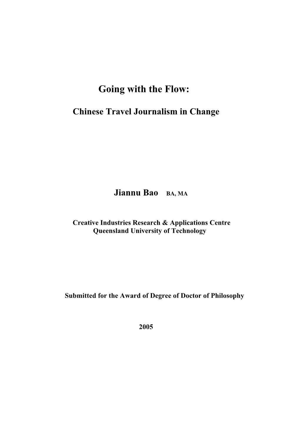 Jiannu Bao Thesis