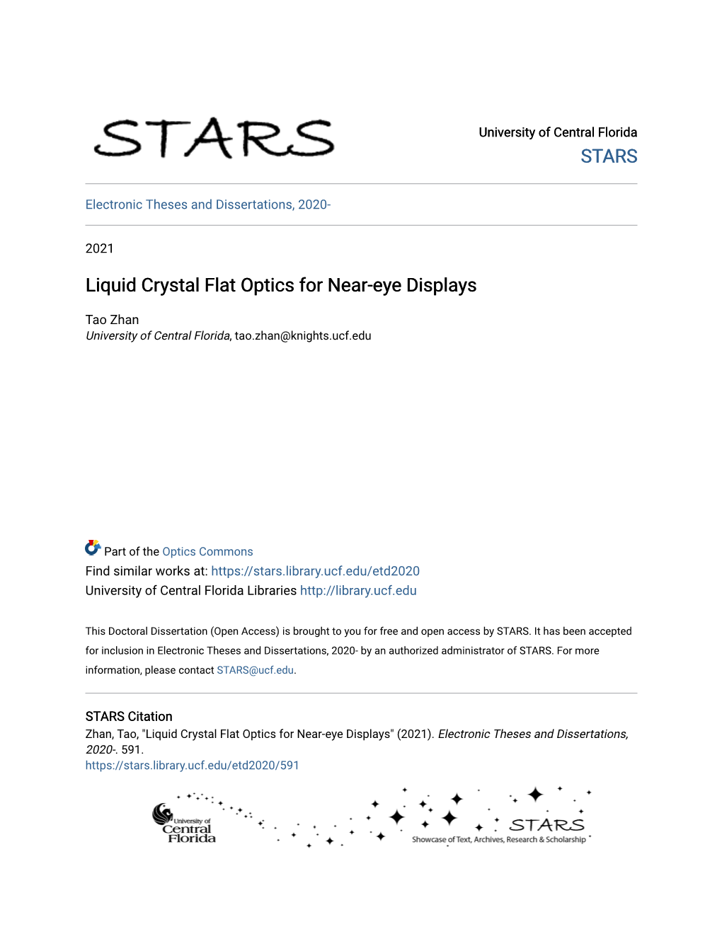 Liquid Crystal Flat Optics for Near-Eye Displays