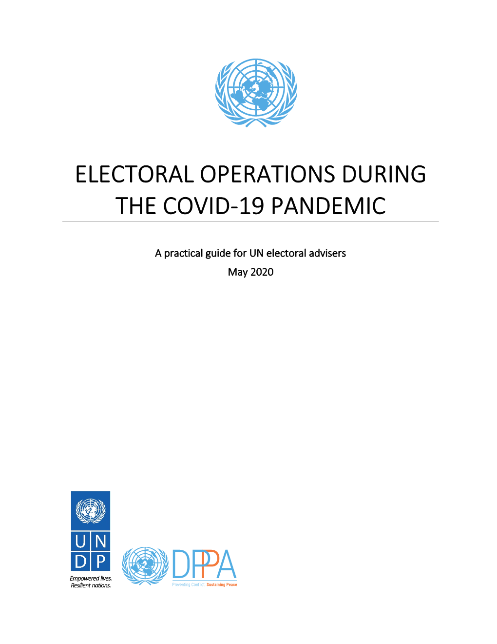 Electoral Operations During the Covid-19 Pandemic