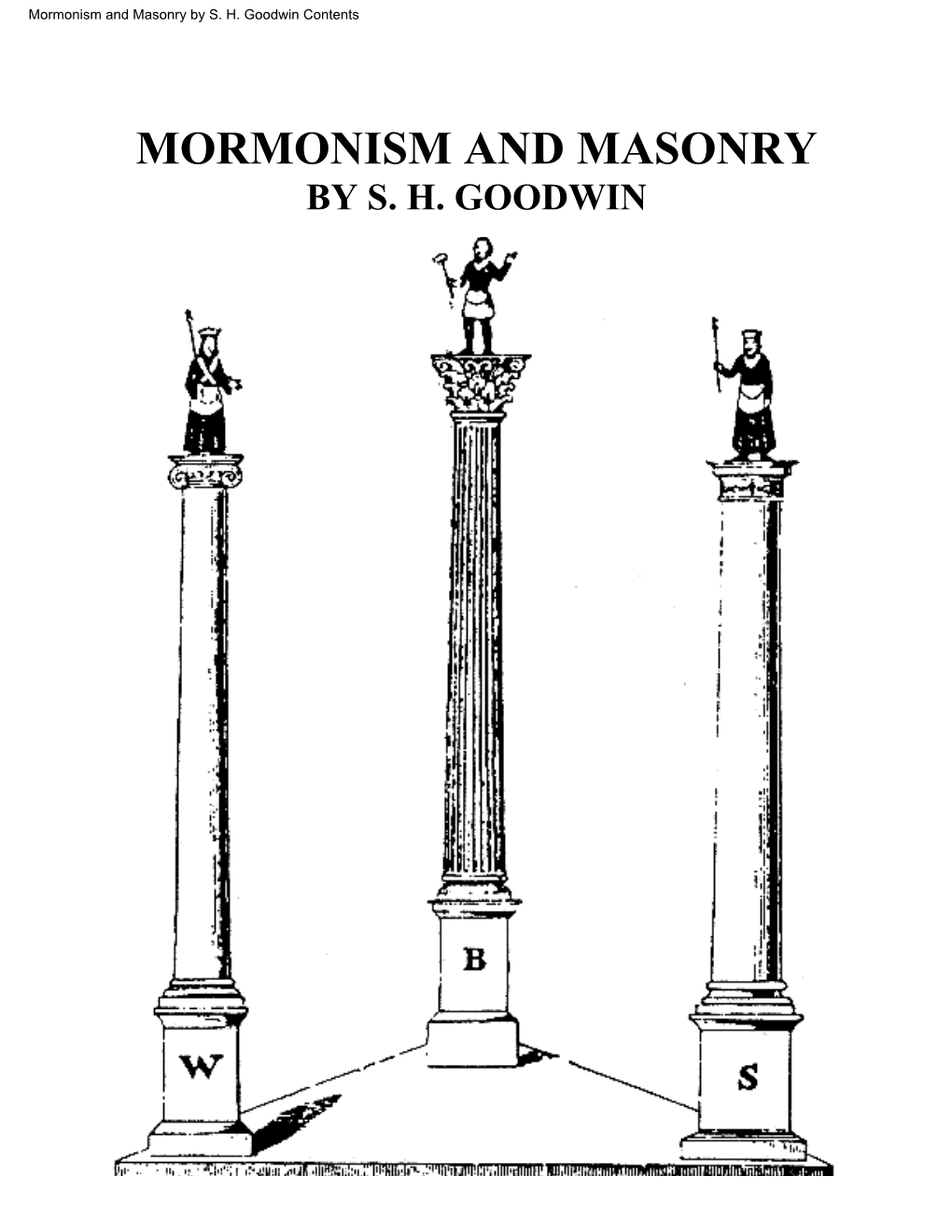 Mormonism and Masonry by S