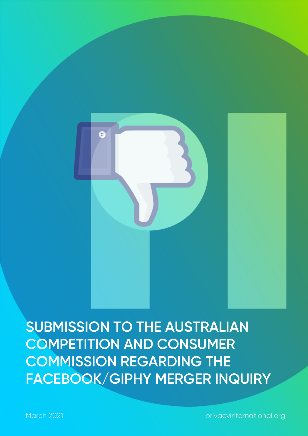 PI's Submission to the Australian Competition and Consumer