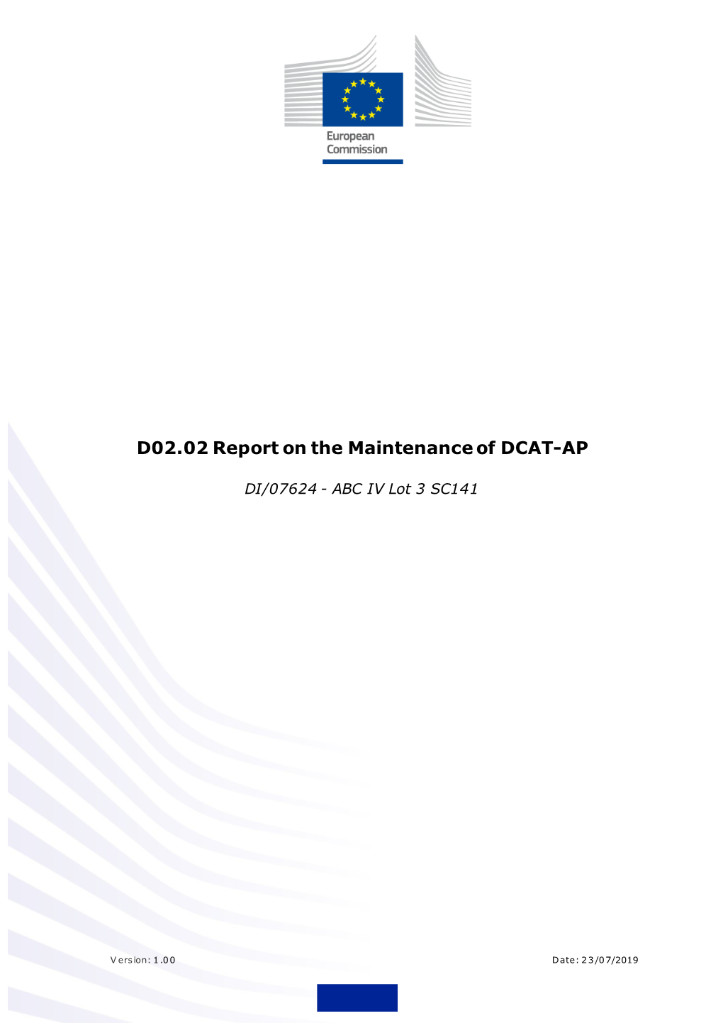 D02.02 Report on the Maintenance of DCAT-AP