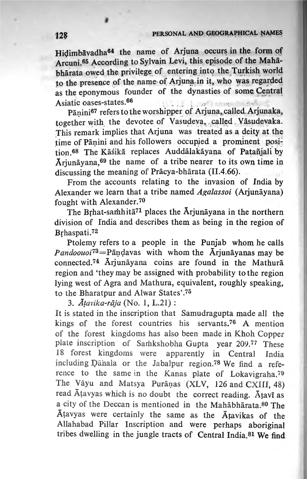 The Kasika Replaces Auddalakayana of Patanjali by Pandoouoi