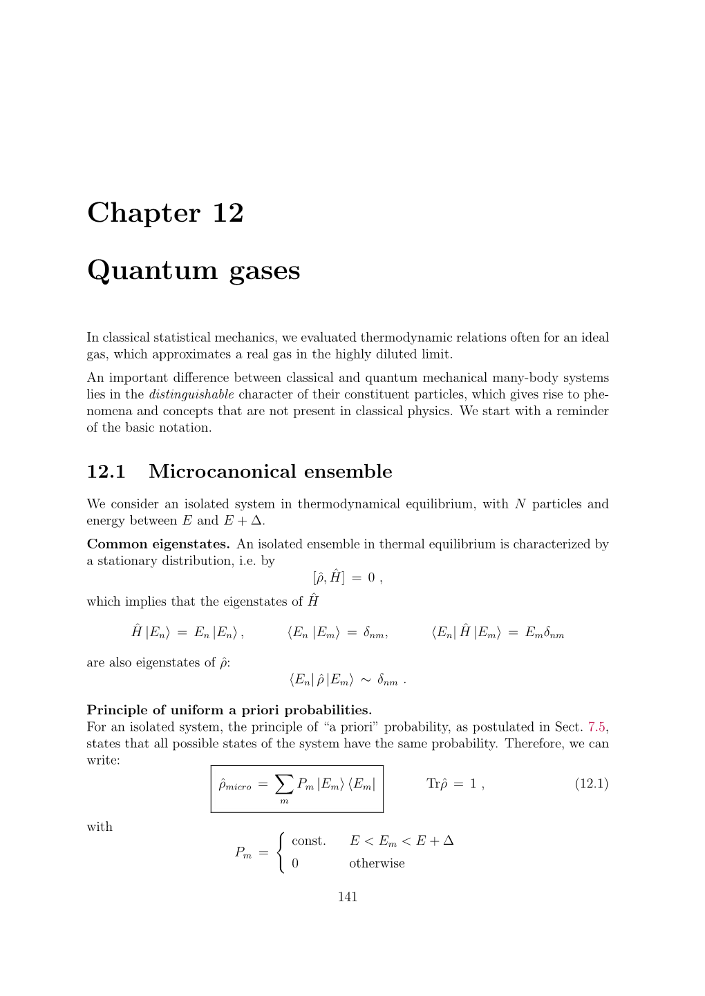 Chapter 12 Quantum Gases