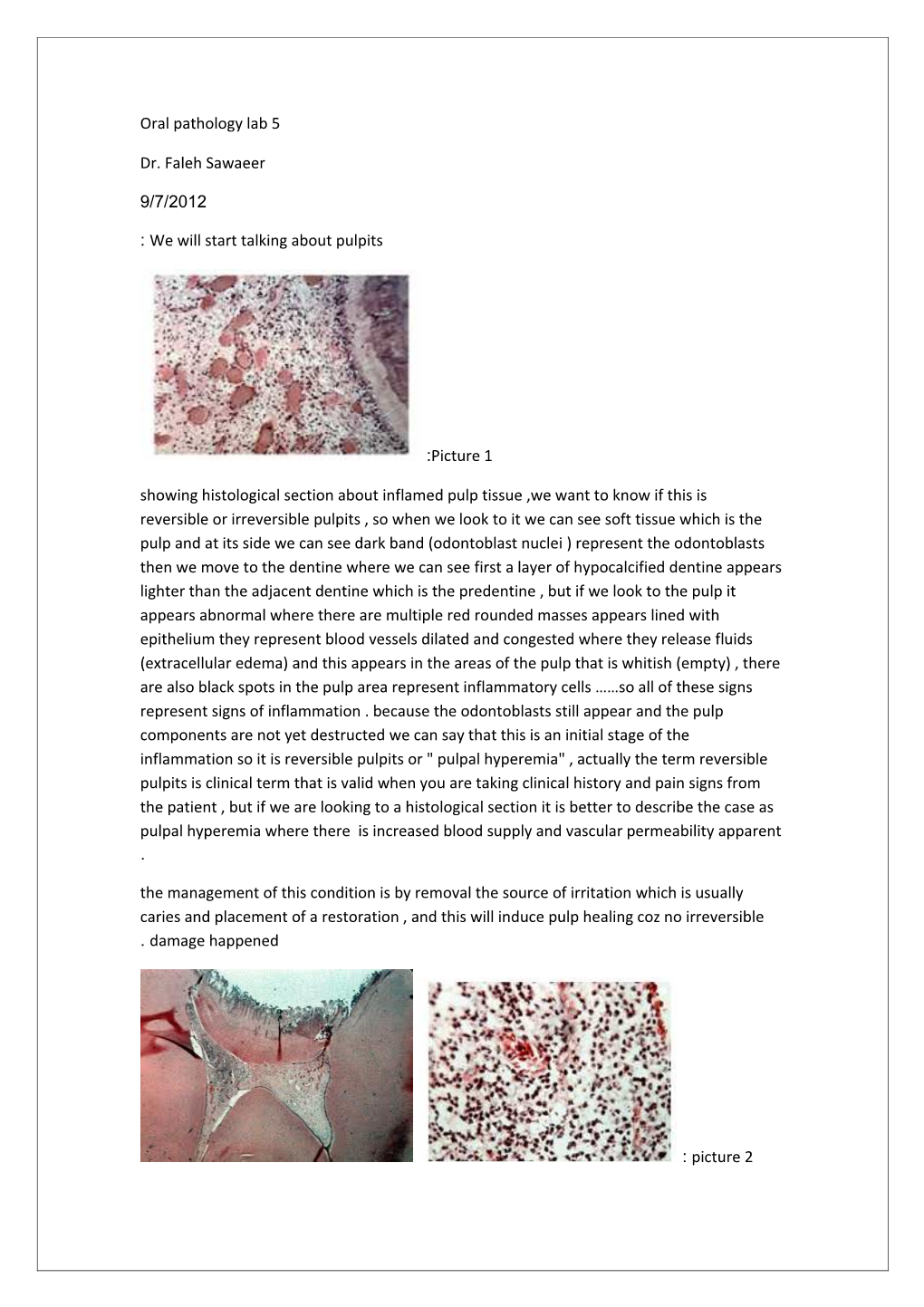 Oral Pathology Lab 5