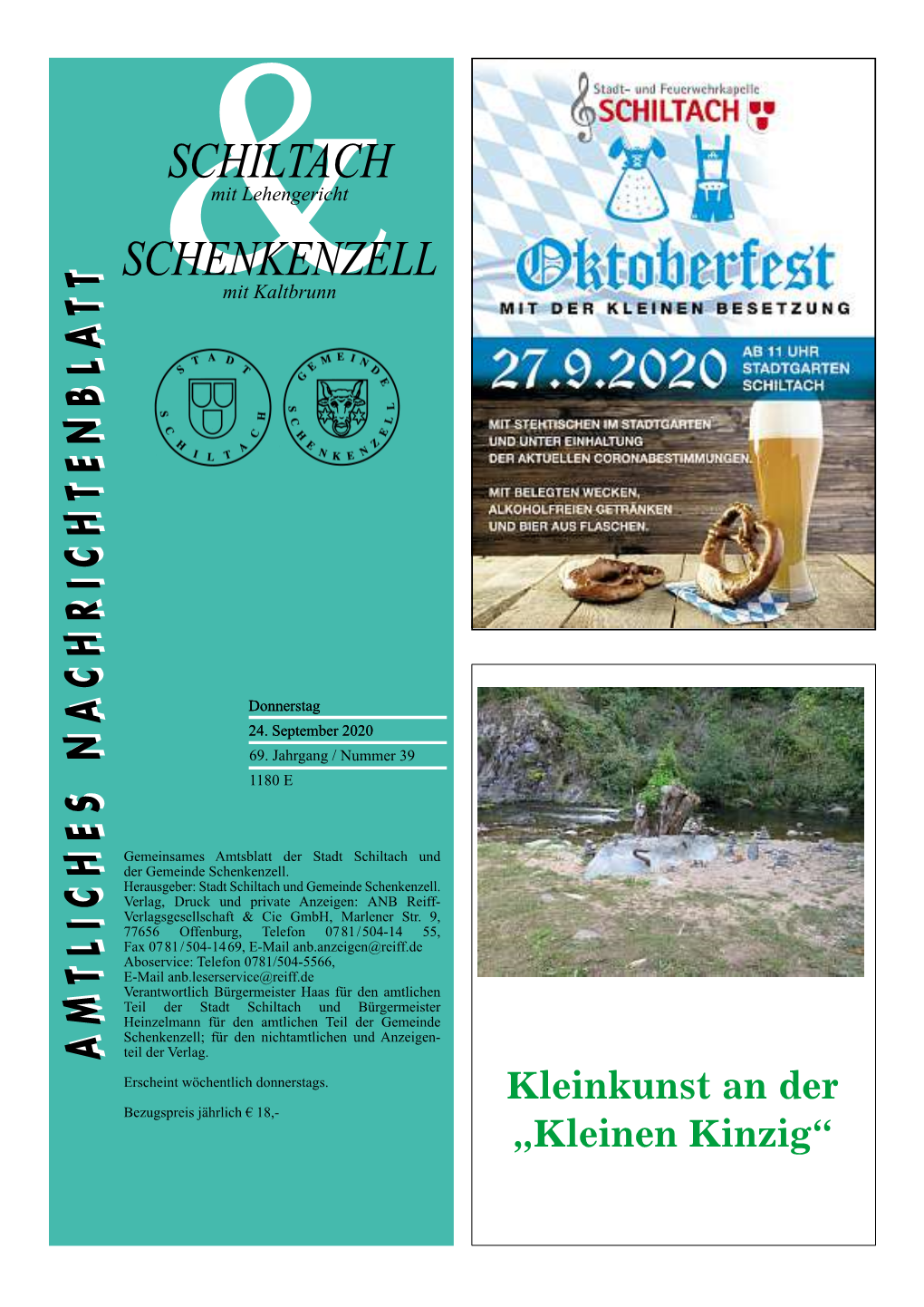 Nachrichtenblatt Vom 24.09.2020