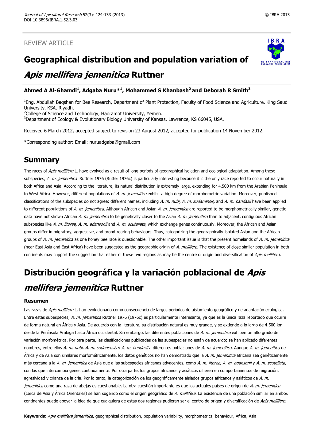 Apis Mellifera Jemenitica Ruttner Mellifera Jemenitica Ruttner