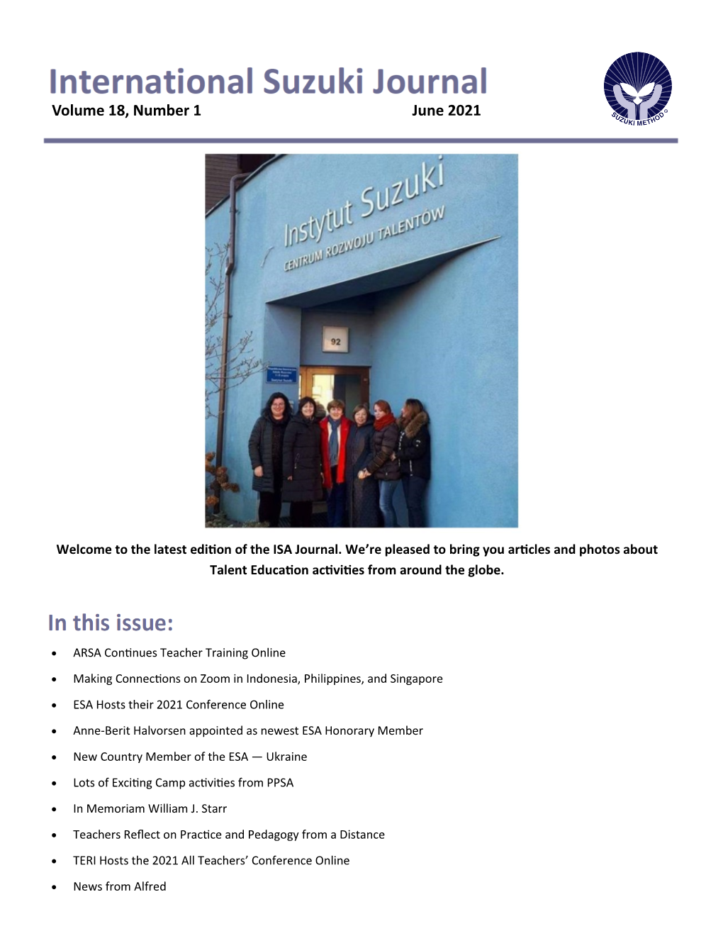 View the ISA Journal