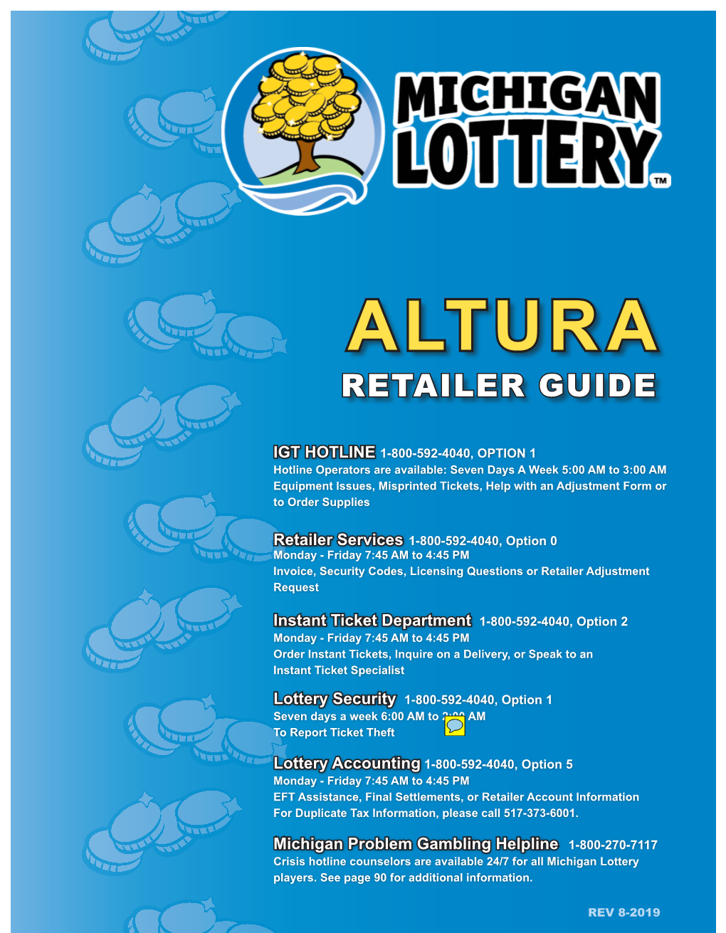 Michigan Lottery Altura Retailer Guide.Pdf